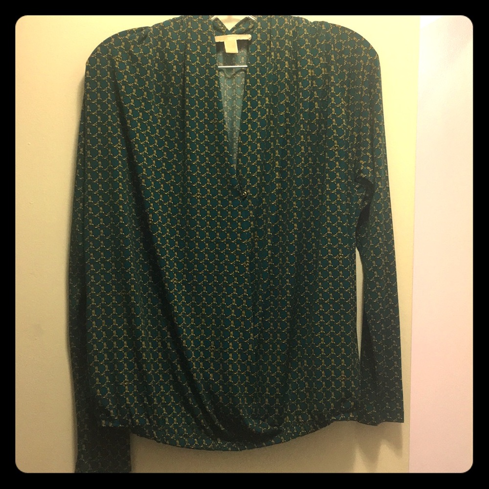Chain print top
